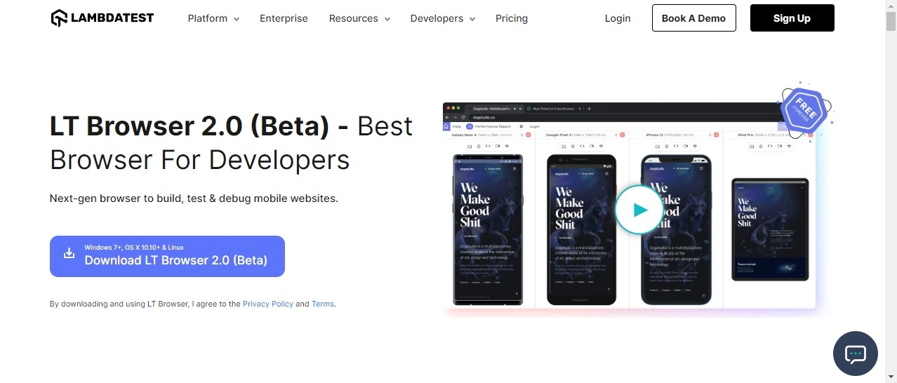 lt browser homepage